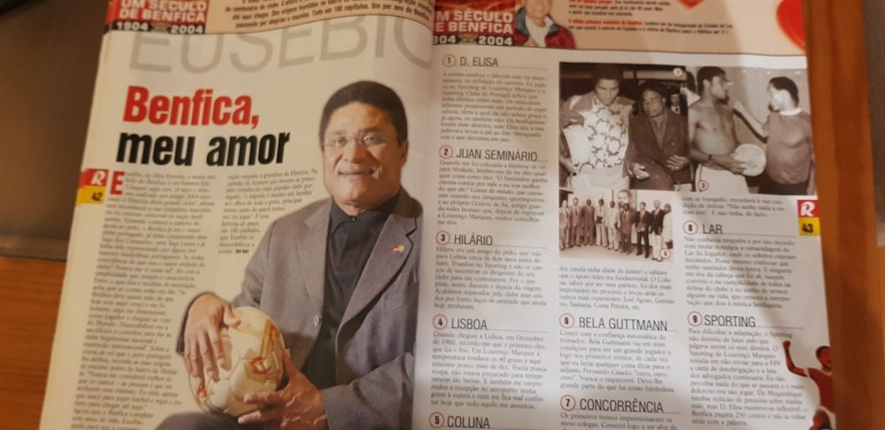 Revista especial o Século do Benfica  1904  /  2004