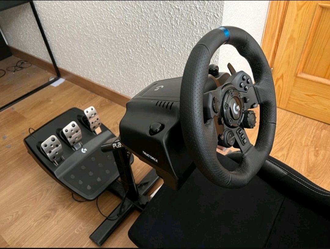 LOGITECH G923 volante e pedais simracing playseat gaming PlayStation