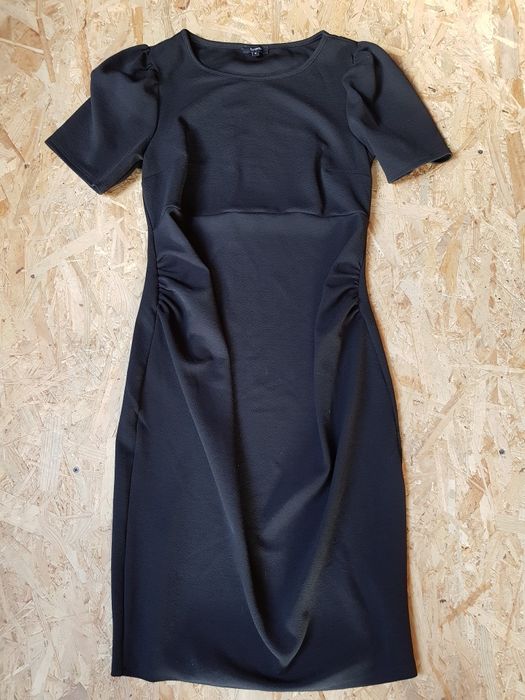 Sukienka ciazowa drogiej firmy forever roz s eleganck czarna mega rozc