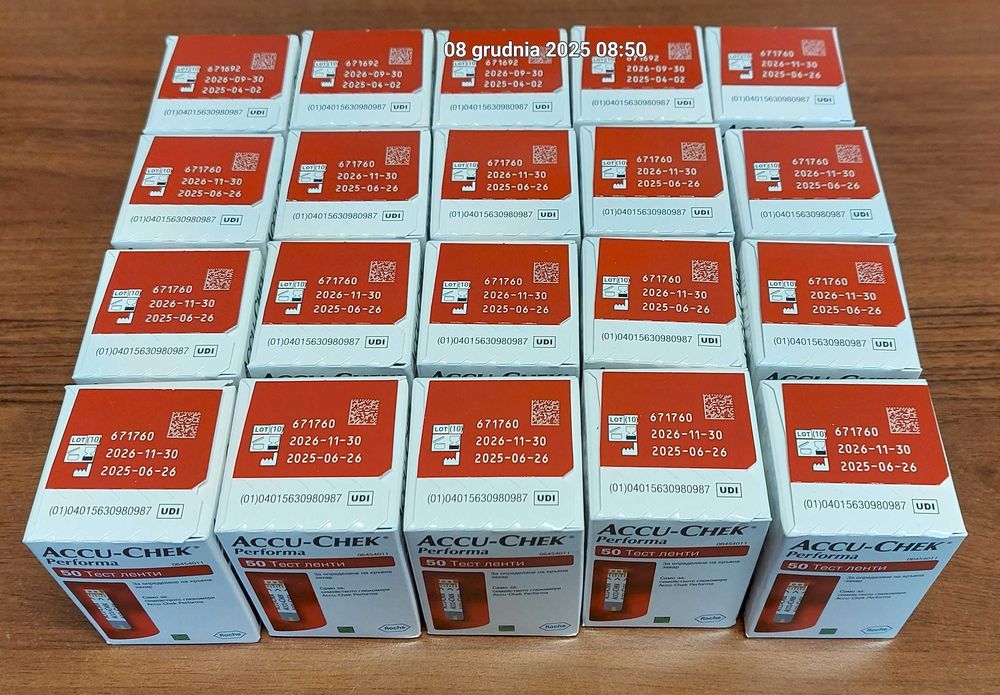 Paski-Testy Accu-Chek Performa. Duże ilości.