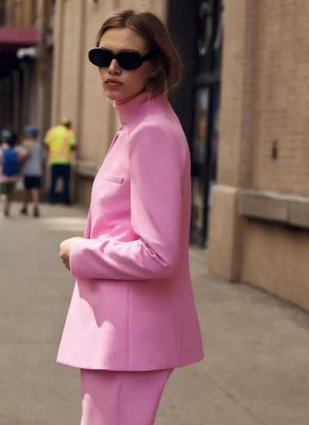 Елегантність у рожевому новий костюм Zara XL  для стильних рішень