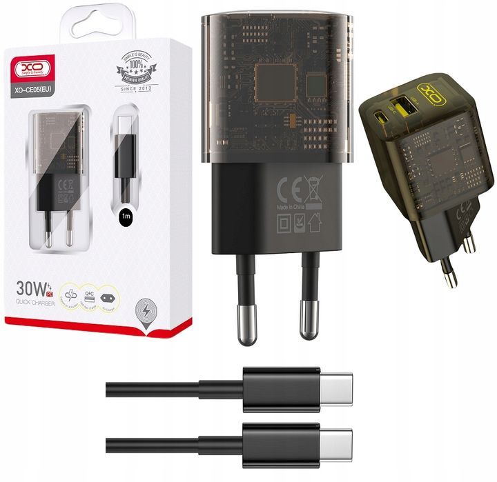 Ładowarka Usb-C Usb 30W Qc 3.0 Kabel Do Iphone 15