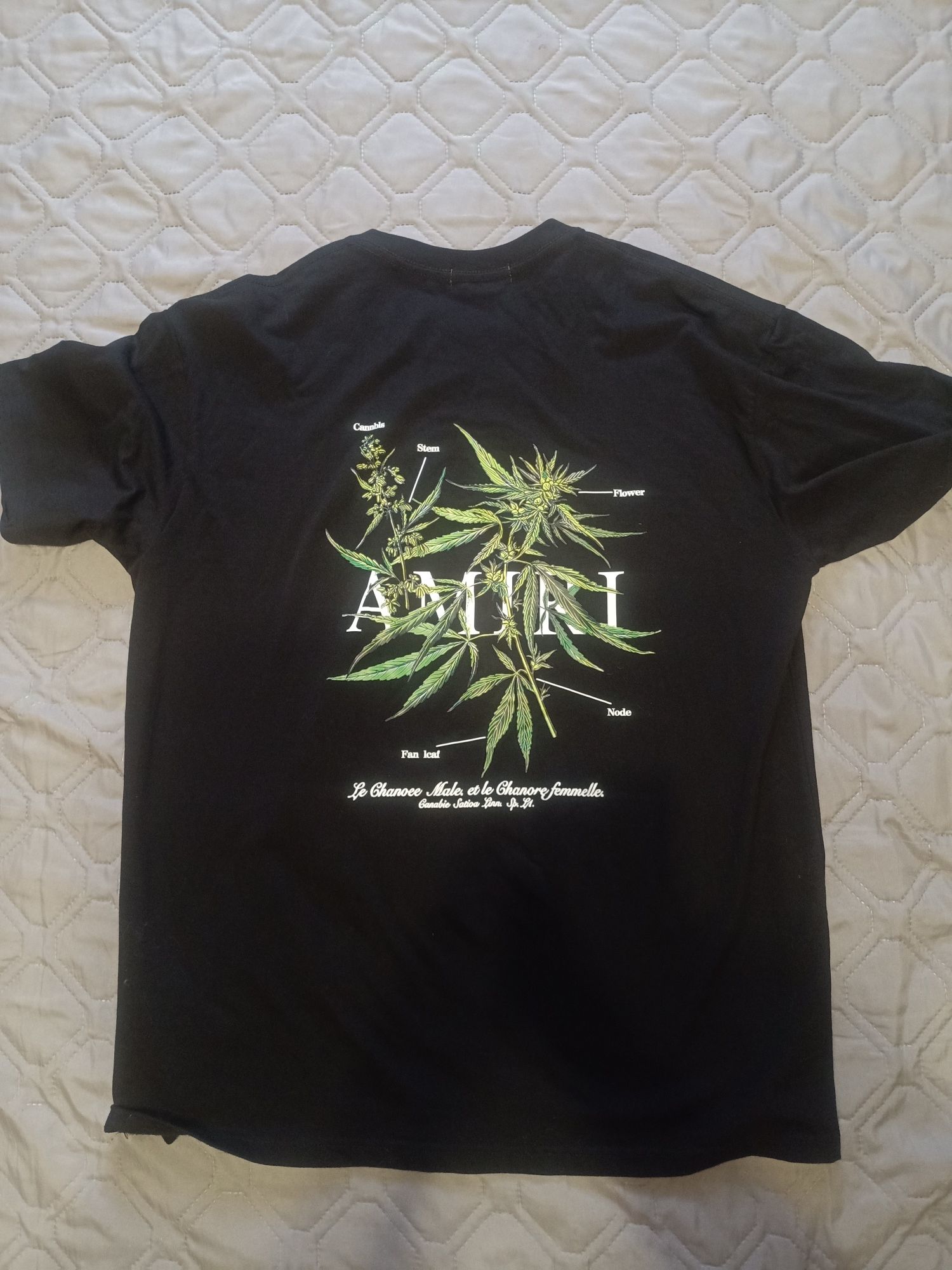 чорна футболка amiri