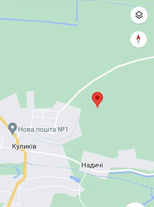 Продаж земельна ділянка село Куликів 10 га