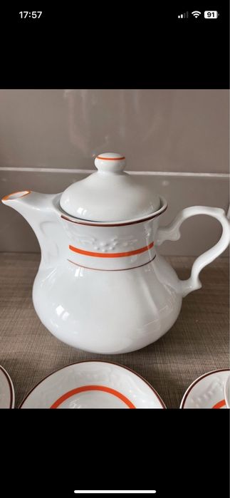 Zestaw do herbaty vintage porcelana