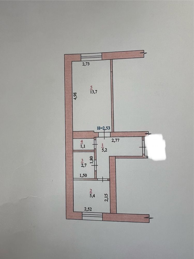 Продається 1-но кімнатна квартира
