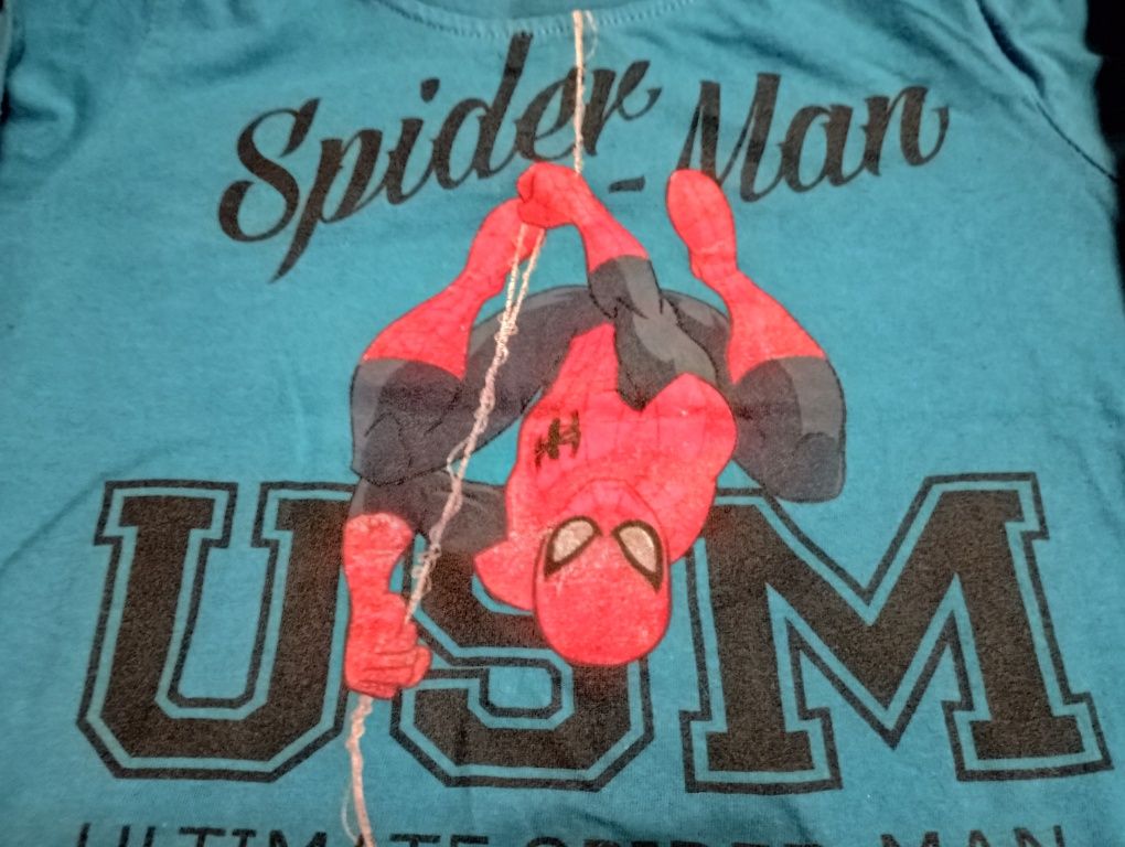 Bluzka długi rękaw motyw Spiderman chłopiec rozm 98