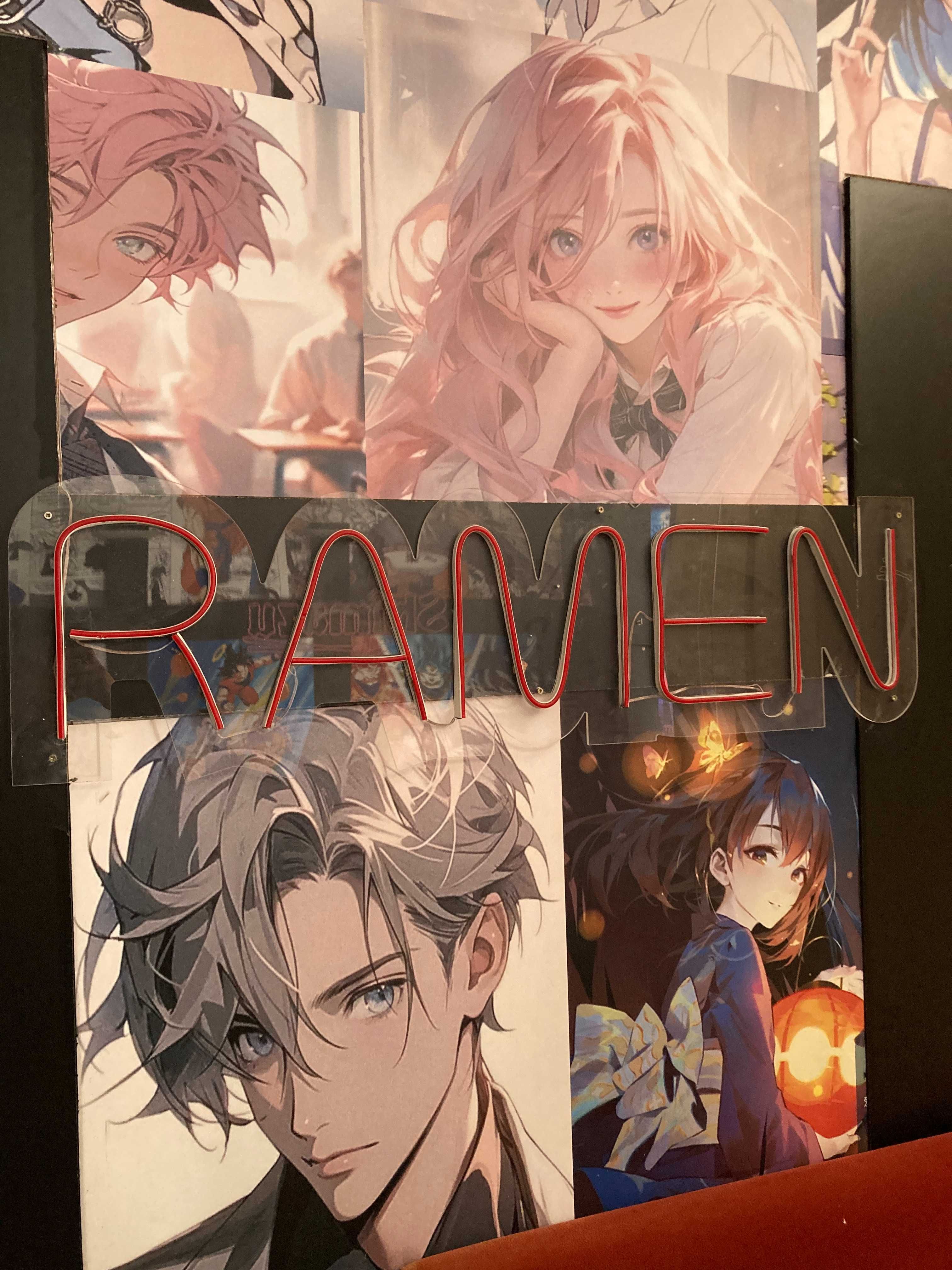 Letreiro LED “RAMEN” – Estilo Neon Japonês/Asiático