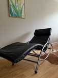 Szezlong Fotel vintage skóra Bauhaus knoll space age  OKAZJA