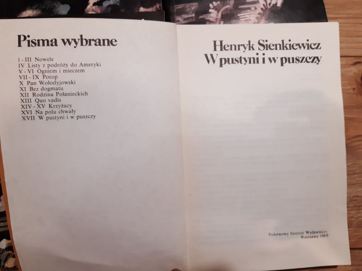 Henryk Sienkiewicz - Pisma wybrane 10 tomów