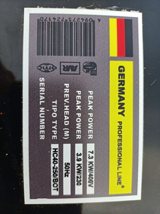 Agregat prądotwórczy 230/380V NOWY