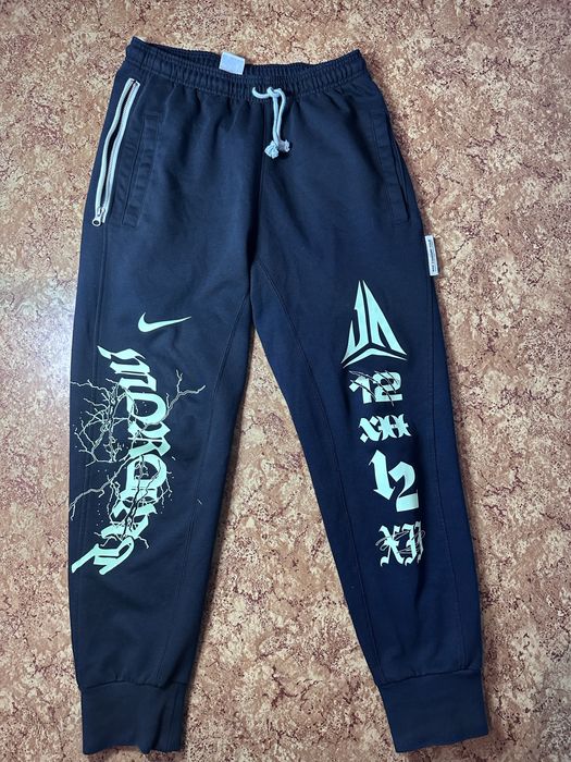 Nike Ja Standard Issue Dri-FIT Pants 'Black Lime'