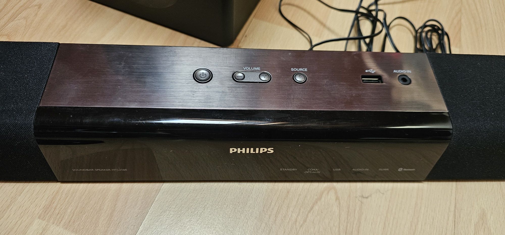 Philips soundbar com subwoofer HTL2160