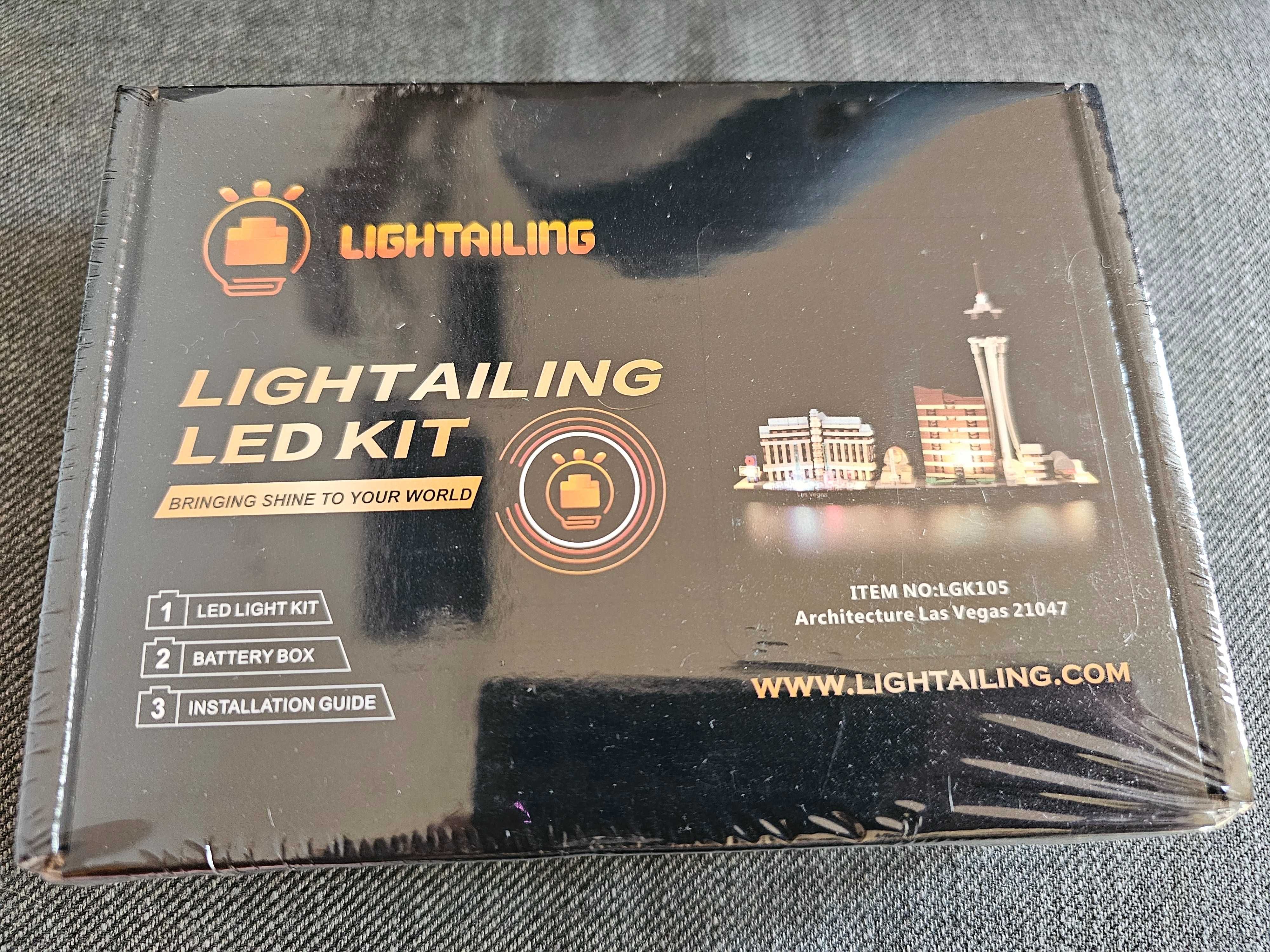 Zestaw LED Lightailing do zestawy LEGO Architecture 21047 Las Vegas