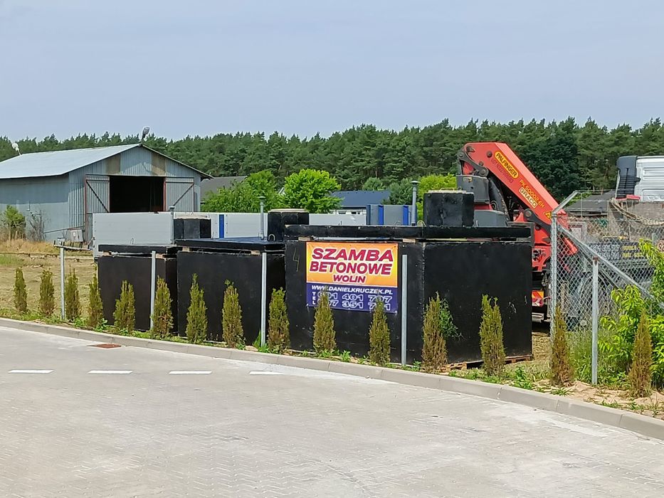 Zbiornik betonowy szambo, deszczówka, nieczystości płynne