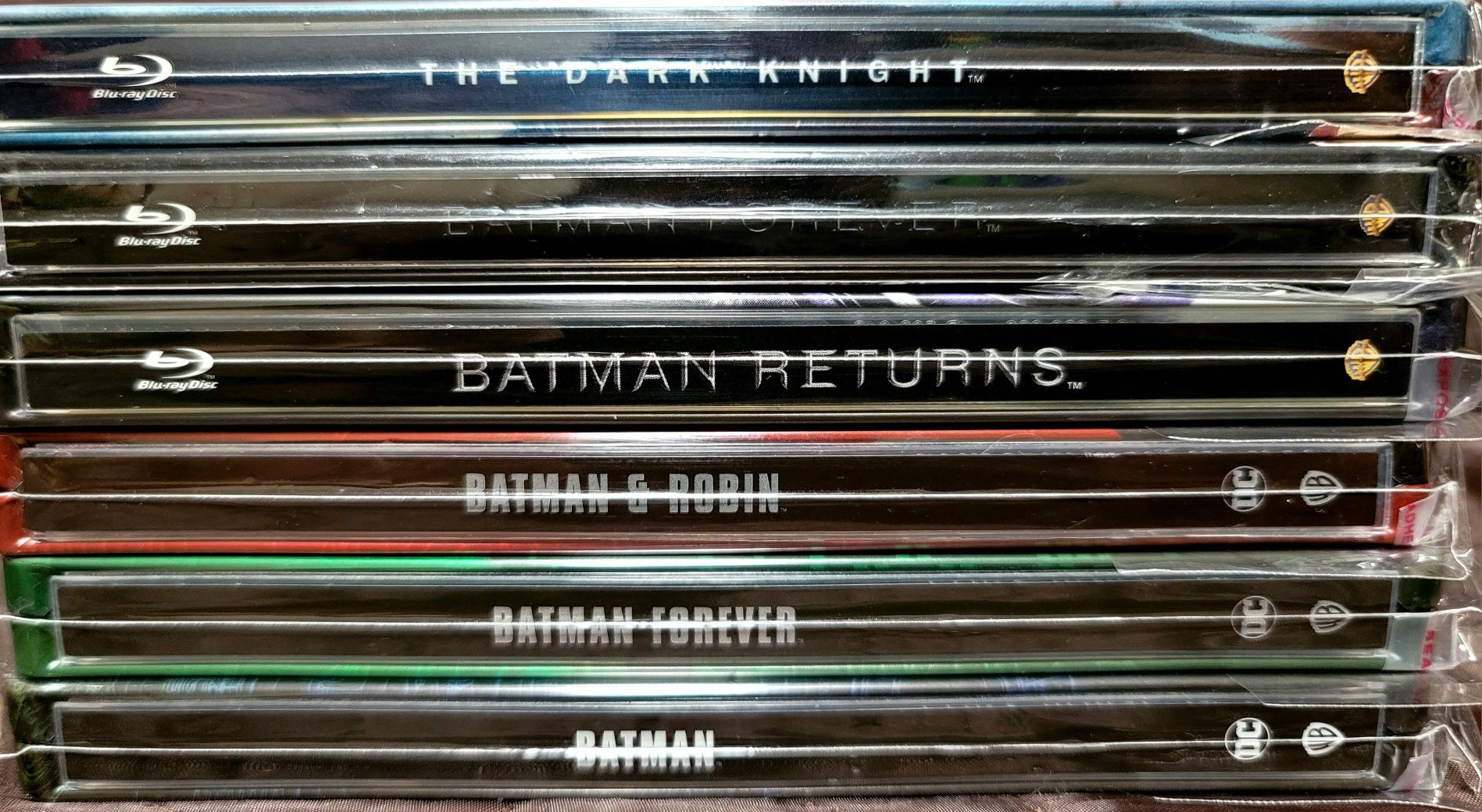 Фильмы по вселенной Бэтмен (Batman) в Steelbook Blu Ray