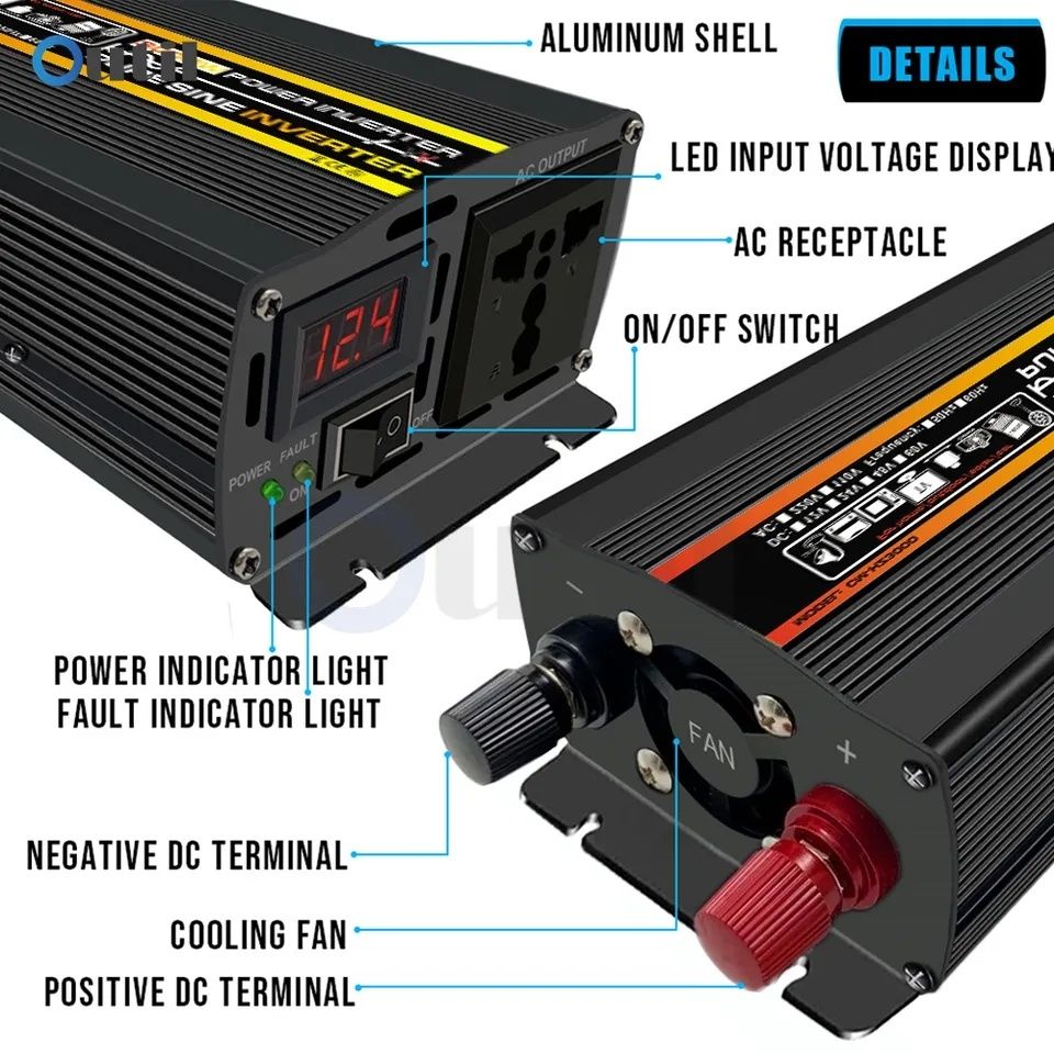 Інвертор чистий синус 3000W