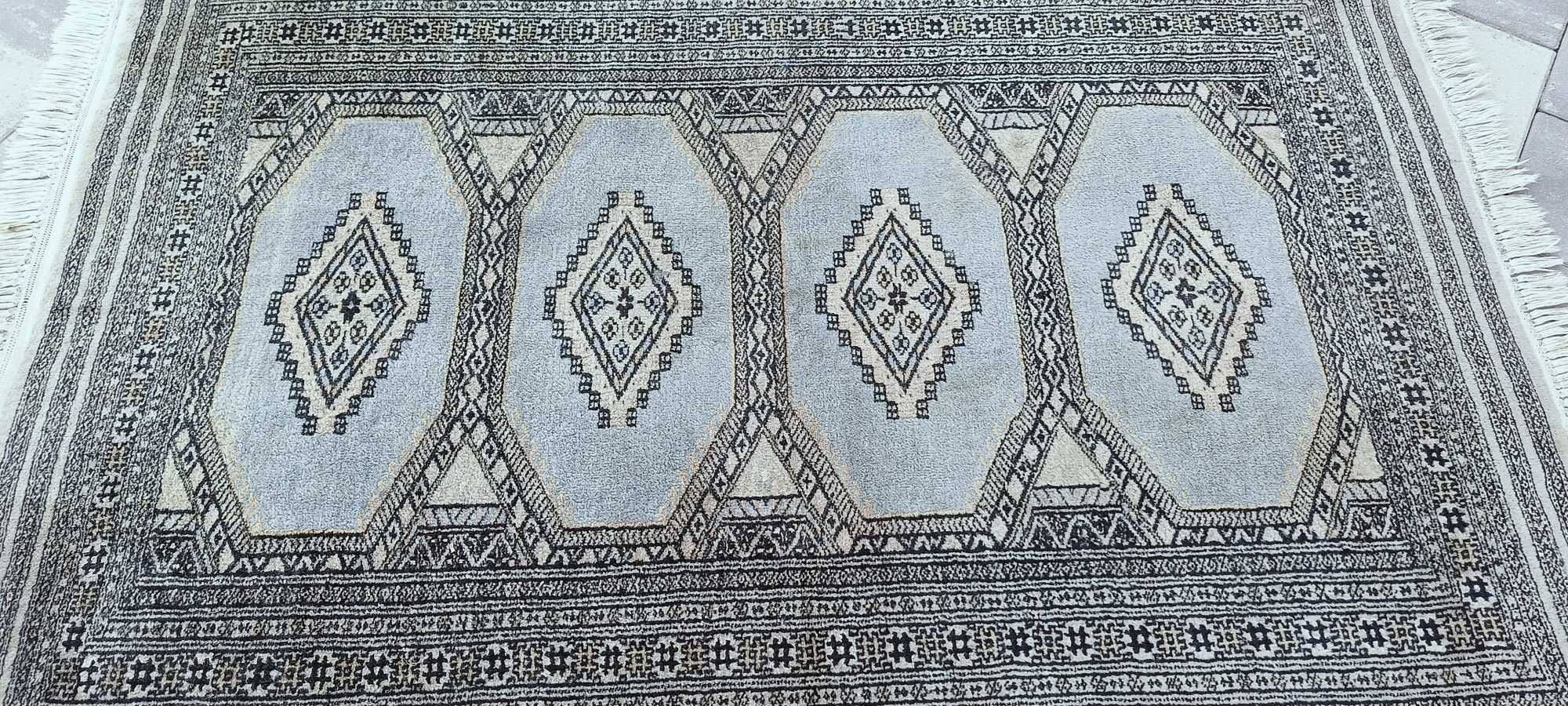 Buchara ręcznie tkany dywan wełniany 165 x 95 cm perski pakistan