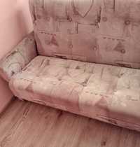 Sofa rozkładana kolor beżowy