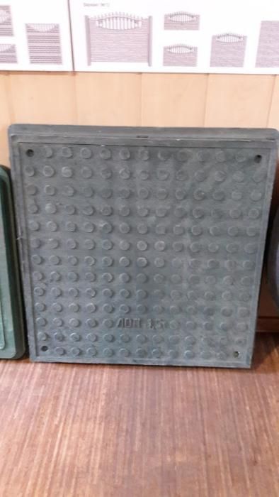 Люк канализационный полимерпесчаный круглый/квадратный