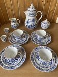 Zestaw porcelany saksońskiej, Kahla Zwiebelmuster