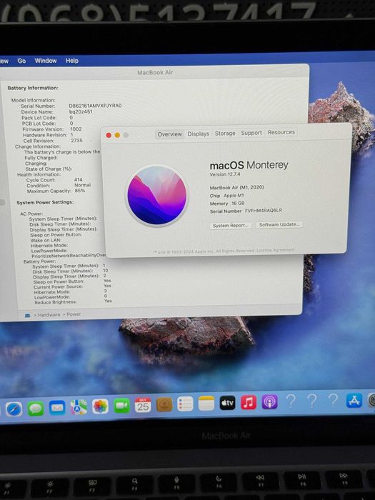 MacBook Air 13.3" M1 16\256 GB