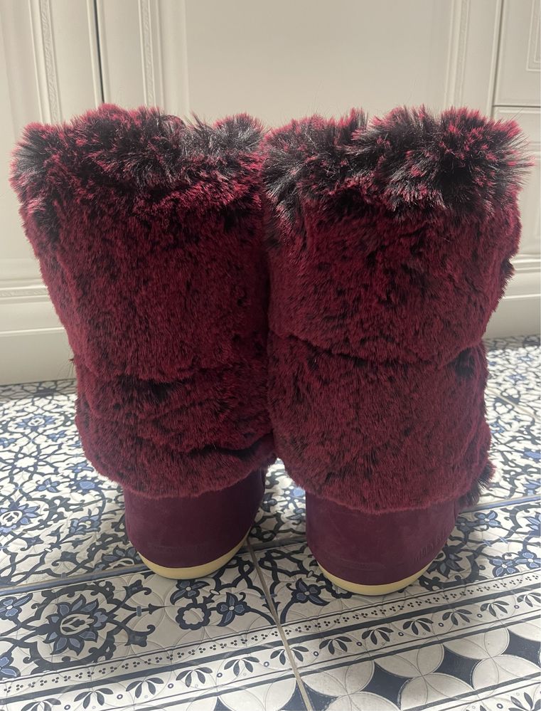 Moon Boot Icon Yeti z futerkiem