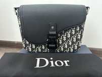 Сумка Dior Small Saddle Messenger Bag with Flap Beige