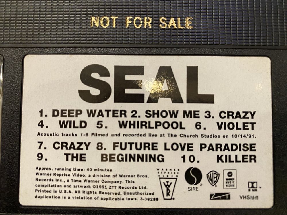 Seal VHS kaseta promocyjna