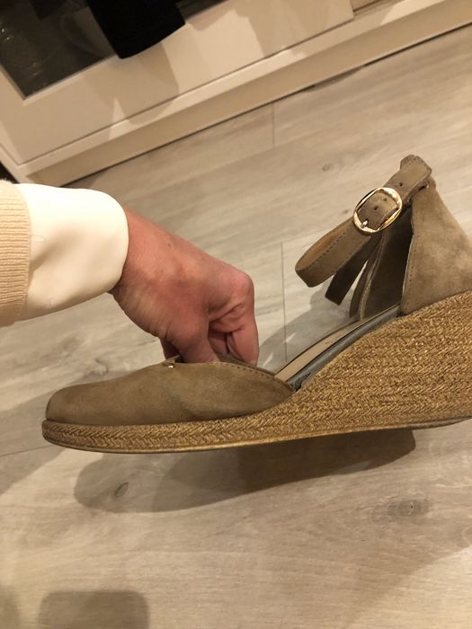 Buty skórzane espadryle Lasocki - 38