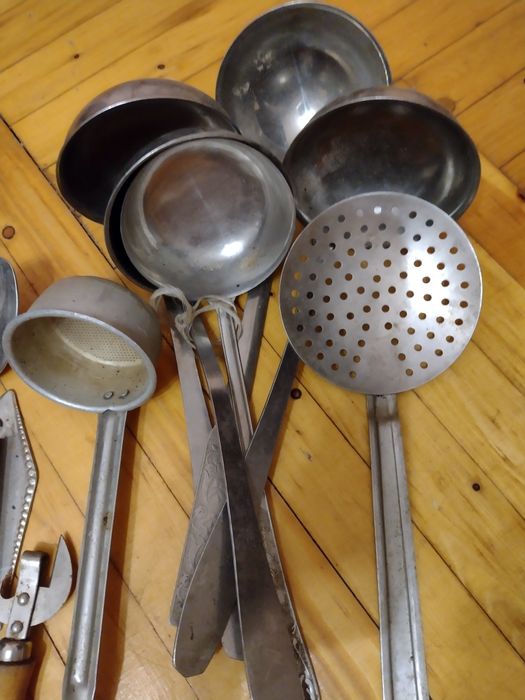 Ложки, вилки, ножи. Столовые предметы. 75 шт