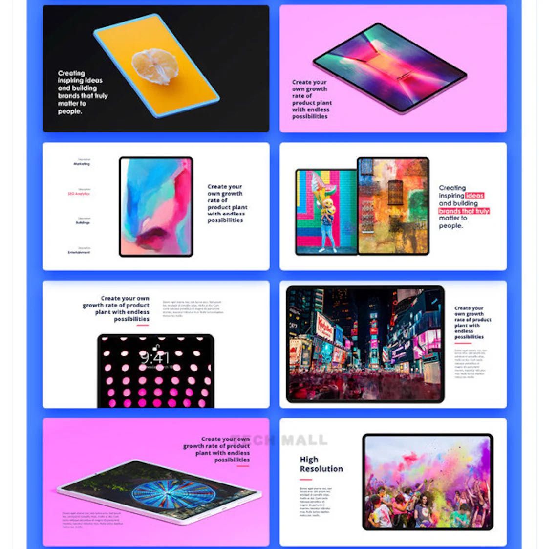 Template PowerPoint animados Massive X Big Project + 3 bônus