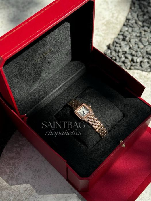 В наличии часы Cartier Panthere small Картье смол розовое золото