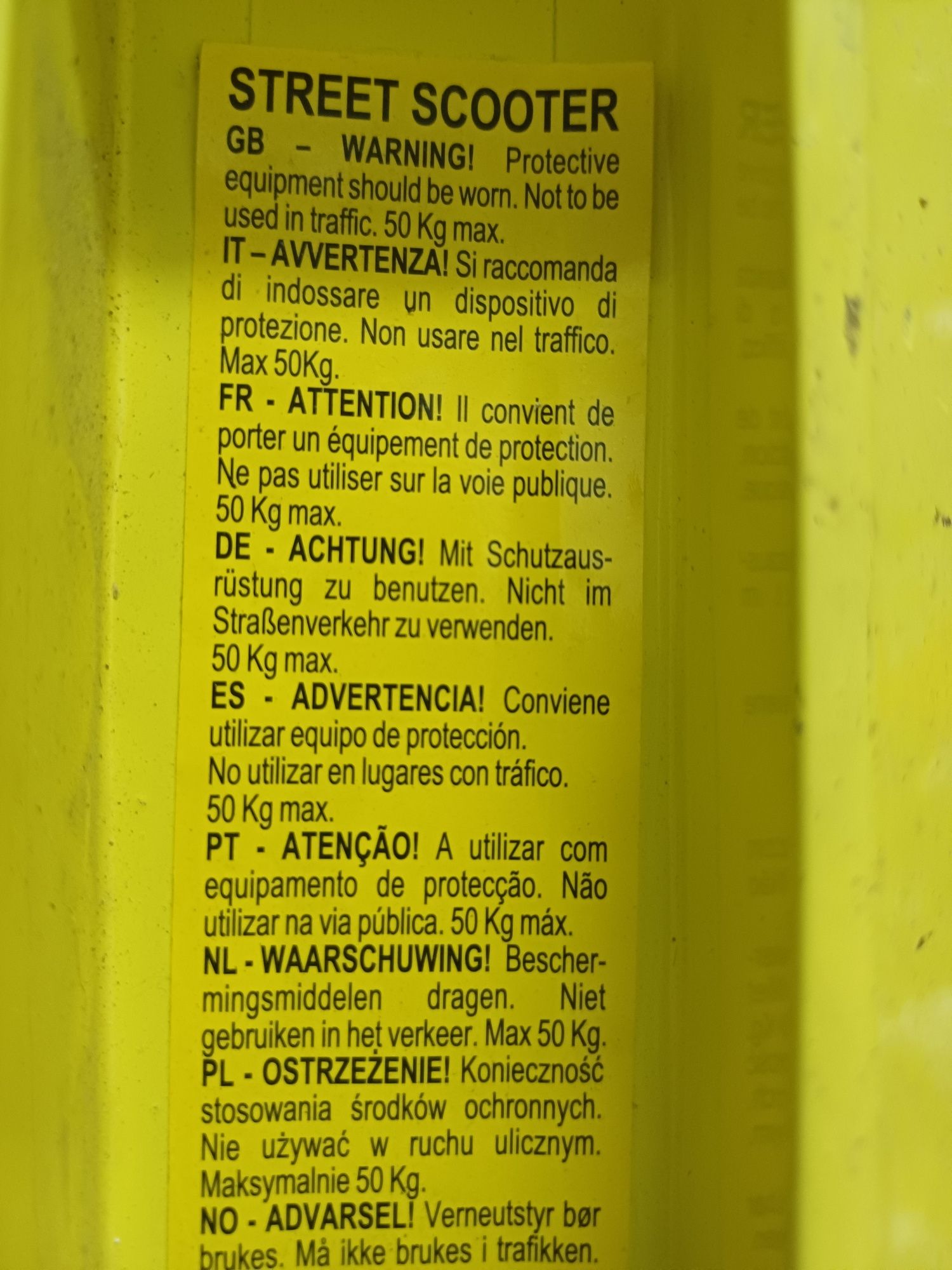 Trotinete de criança
