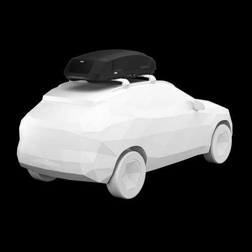 Bagażnik dachowy BOX THULE FORCE 3 M 400 L Warszawa Ursynów i Praga