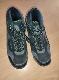 Buty zimowe Softshell czarno-zielone r. 43