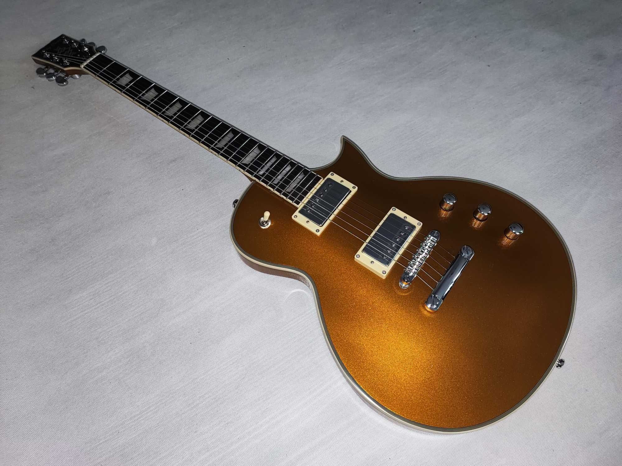 HARLEY BENTON SC-CUSTOM III Gold Top nowa gitara Les Paul - ustawiona!