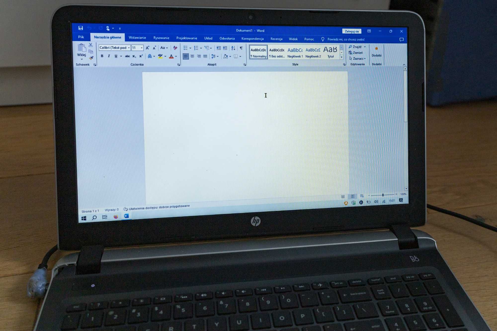 HP Pavilion Notebook - i5-5200U / 8GB RAM/ 500GB SSD ekran dotykowy