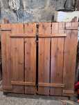 Piaskownica drewniania 120x120 zamykana