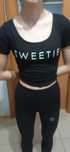 Crop top r. S nowy