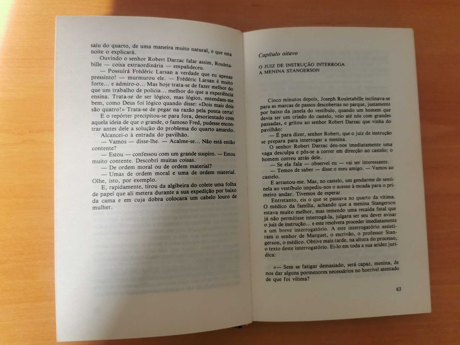 Livro - O mistério do quarto amarelo