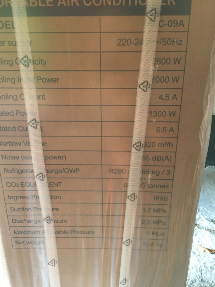 Nowy Klimatyzator Bodepot model MAC 09A moc 2600W