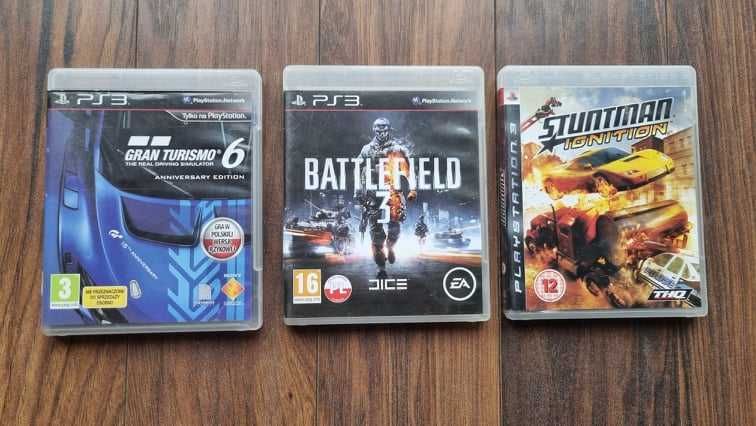 GRY PS3: Battlefield 3, Gran Turismo 6, Stuntman Ignition