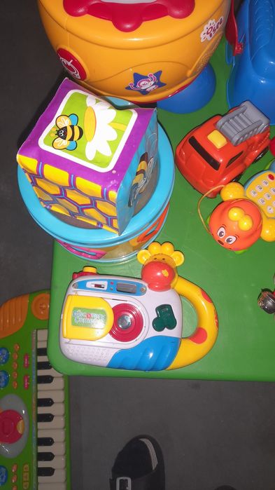 Brinquedos de bebé.