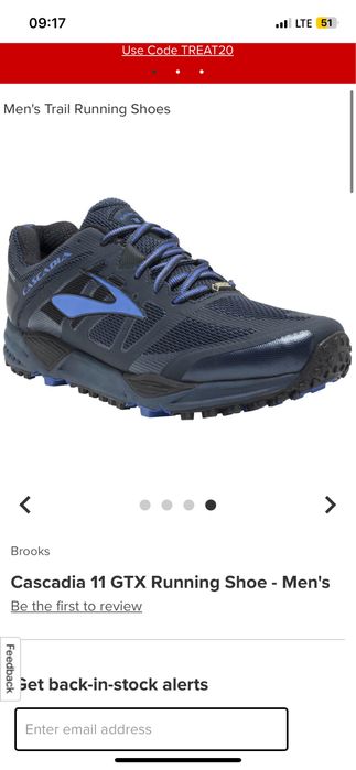 Brooks Cascadia gore-tex чоловічі кросівки (42,5 роз