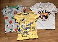 3 koszulki tshirty 86/92 zestaw