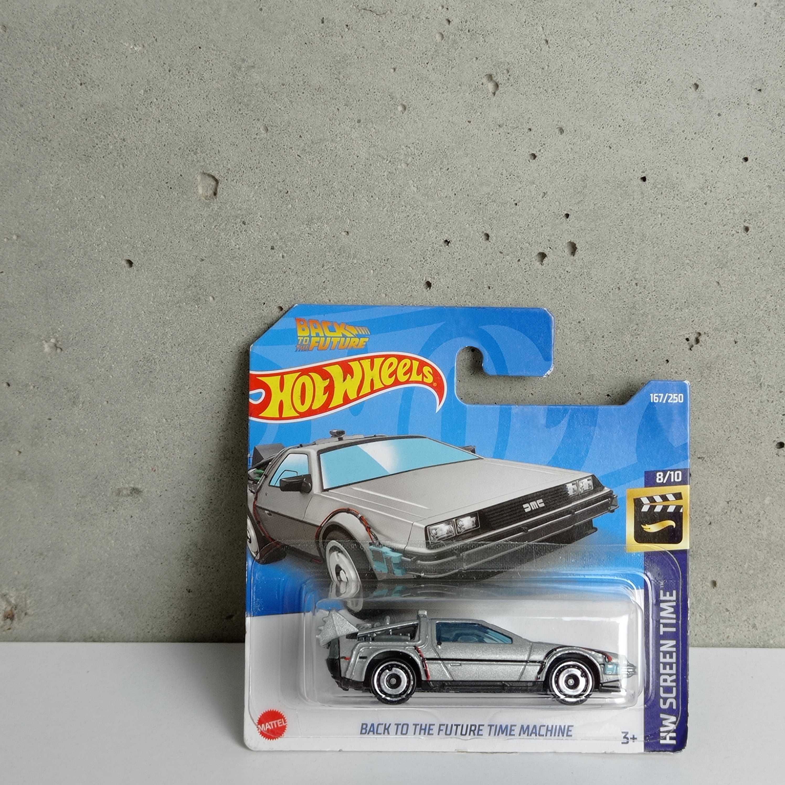 Машинка Hot Wheels DeLorean DMC-12 Back To The Future Time Machine