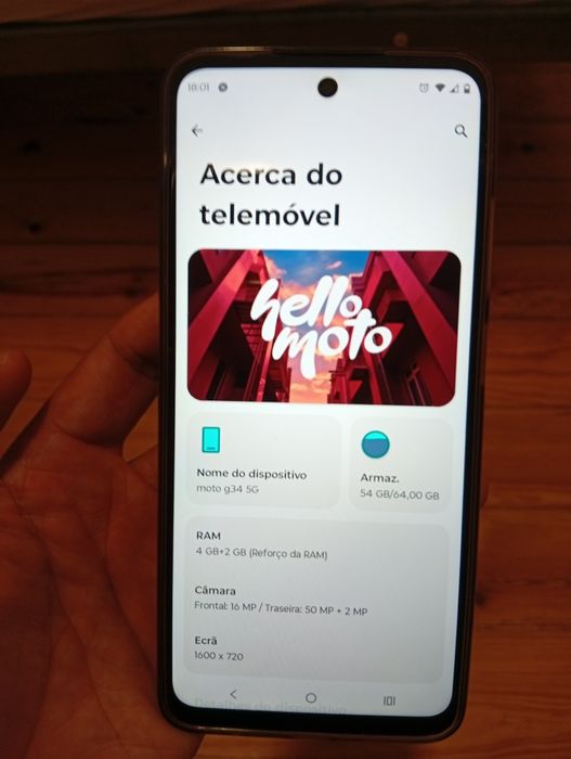 Motorola G34 5G - Como novo