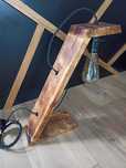 Lampki drewniane nocne ozdobne loft