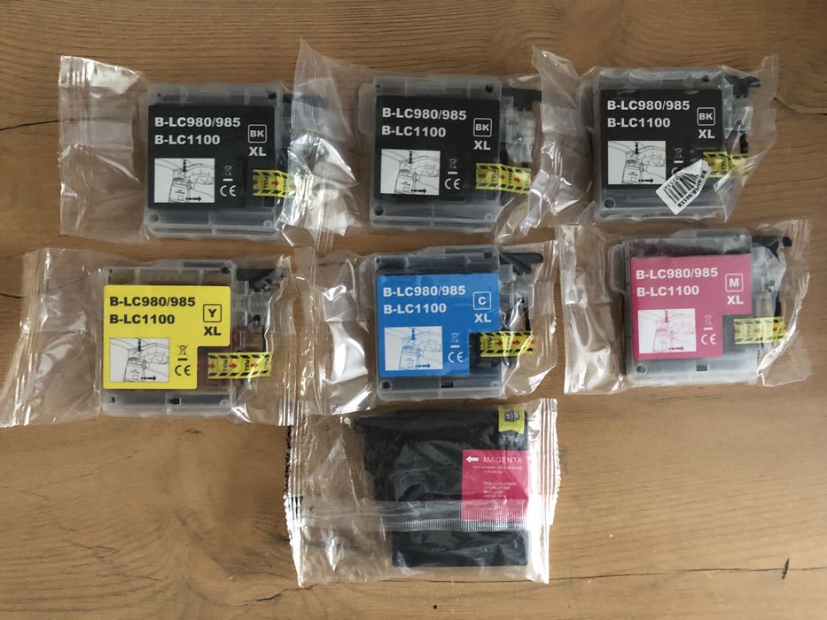 Tusze do drukarki BROTHER DCP-J125 DCP-J315W LC985